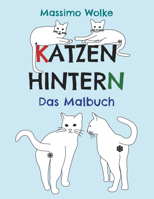 Katzenhintern - Das Malbuch - Massimo Wolke