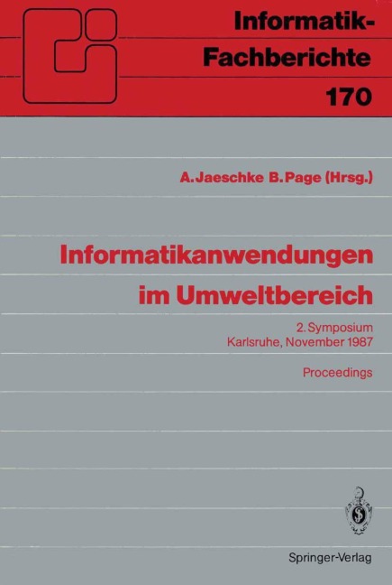 Informatikanwendungen im Umweltbereich - 