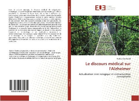 Le discours médical sur l'Alzheimer - Nadira Chahboub