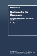 Cover-Bild zum Titel 'Mathematik für Ökonomen' von ''