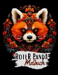 Cover-Bild zum Titel 'Schwarzes "Roter Panda Malbuch".' von 'Lucy¿s Schwarze Malbücher'