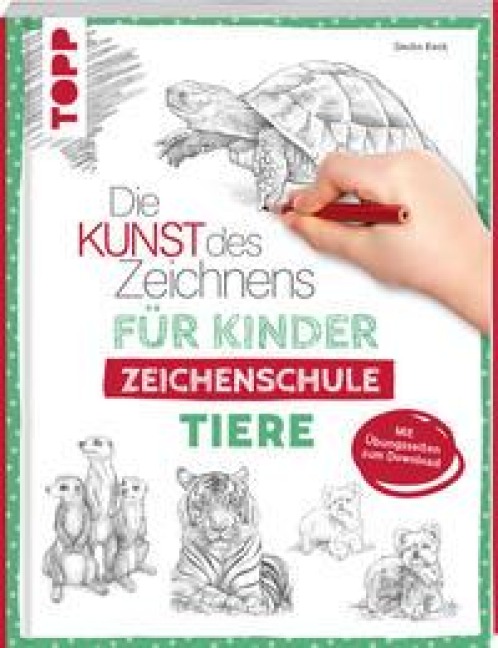 Die Kunst des Zeichnens für Kinder Zeichenschule - Tiere - Gecko Keck
