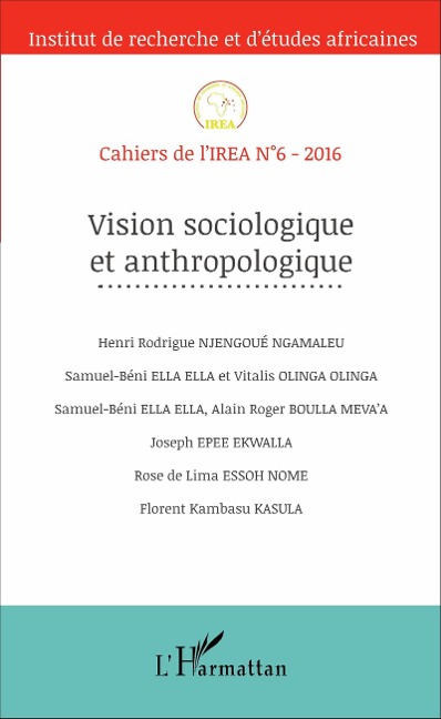 Vision sociologique et anthropologique - Collectif Collectif