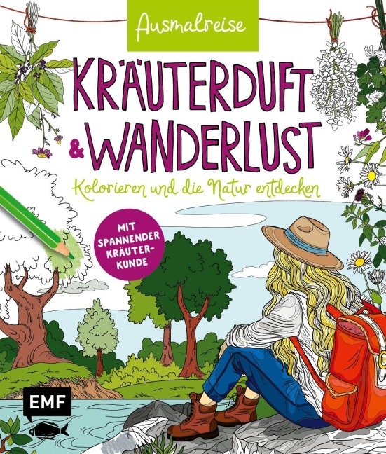 Ausmalreise Kräuterduft und Wanderlust - 