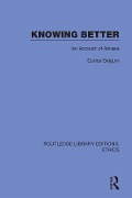 Cover-Bild zum Titel 'Knowing Better' von 'Eunice Belgum'