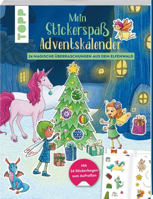 Mein Stickerspaß-Adventskalender - Mimi Hecher
