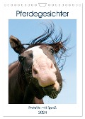 Pferdegesichter - Porträts mit Spaß (Wandkalender 2024 DIN A4 hoch), CALVENDO Monatskalender - Meike Bölts