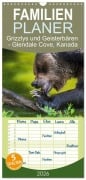 Cover-Bild zum Titel 'Familienplaner 2026 - Grizzlys und Geisterbären - Glendale Cove, Kanada mit 5 Spalten (Wandkalender, 21 x 45 cm) CALVENDO' von 'Thomas Zeidler'