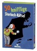 Cover-Bild zum Titel '50 knifflige Sherlock-Rätsel' von 'Carola von Kessel'