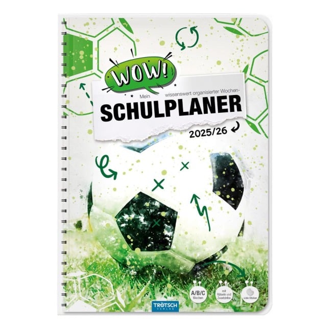 Trötsch Schulplaner WOW Fussball 25/26 - 