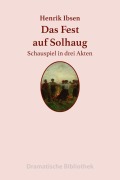 Cover-Bild zum Titel 'Das Fest auf Solhaug' von 'Henrik Ibsen'