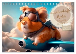 Cover-Bild zum Titel 'Märchenhafte Merlis - Schweinegeile Illustrationen (Tischkalender 2027 DIN A5 quer), CALVENDO Monatskalender' von 'Artefacti'