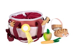 Cover-Bild zum Titel 'Pferdepflegeset mit Tasche rot' von ''