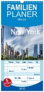 Familienplaner 2025 - New York - Bilder einer Metropole mit 5 Spalten (Wandkalender, 21 x 45 cm) CALVENDO - Christiane Calmbacher