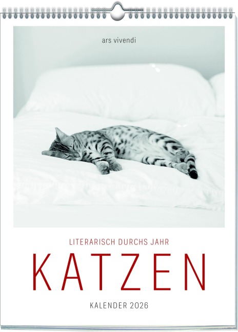 Katzen - Literarisch durchs Jahr 2026 - Vivendi Ars
