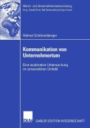 Cover-Bild zum Titel 'Kommunikation von Unternehmertum' von 'Helmut Schönenberger'