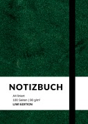 Cover-Bild zum Titel 'Notizbuch A4 liniert grün - 100 Seiten Soft Cover - FSC Papier' von 'Notizbuch A4 liniert grün, Notizbuch A4, Notebook A4'