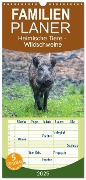 Familienplaner 2025 - Heimische Tiere - Wildschweine mit 5 Spalten (Wandkalender, 21 x 45 cm) CALVENDO - Sell Pixs:Sell