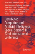 Cover-Bild zum Titel 'Distributed Computing and Artificial Intelligence, Special Sessions II, 22nd International Conference' von ''