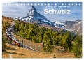 Die schönsten Ansichten der Schweiz (Tischkalender 2025 DIN A5 quer), CALVENDO Monatskalender - Ernst Christen
