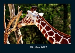 Cover-Bild zum Titel 'Giraffen 2027 Fotokalender DIN A4' von 'Tobias Schmitt, Kevin Heber'