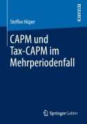 Cover-Bild zum Titel 'CAPM und Tax-CAPM im Mehrperiodenfall' von 'Steffen Hüper'
