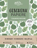 Geschenkpapier-Buch Calming Nature | 100% Recyclingpapier - 