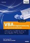 Cover-Bild zum Titel 'VBA-Programmierung für Word, Excel und Access' von 'Bernd Held'
