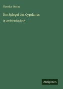 Cover-Bild zum Titel 'Der Spiegel des Cyprianus' von 'Theodor Storm'
