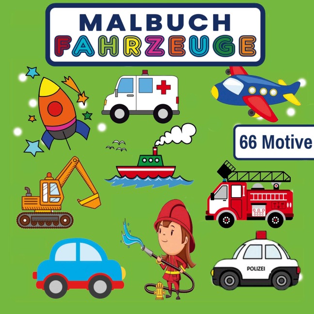 MALBUCH FAHRZEUGE mit 66 MOTIVE auf 136 SEITEN - S&L Inspirations Lounge