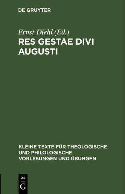 Res Gestae Divi Augusti - 