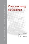 Cover-Bild zum Titel 'Phenomenology as Grammar' von ''