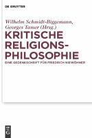 Kritische Religionsphilosophie - 