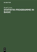 Statistik-Programme in BASIC - Bernd Leiner