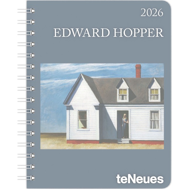 Edward Hopper 2026 - Diary - Buchkalender - Taschenkalender - Kunstkalender - 16,5x21,6 - 