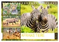 Afrikas Tiere. Majestäten in exotischer Wildnis (Tischkalender 2024 DIN A5 quer), CALVENDO Monatskalender - Rose Hurley