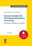 Cover-Bild zum Titel 'Musterschreiben für die Schwerbehindertenvertretung' von 'Alfons Adam, Bernward Budde, Christiane Jansen, Rolf Klabunde'