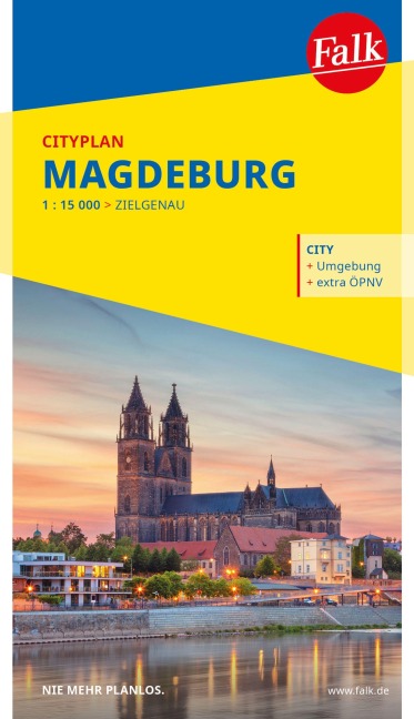 Falk Cityplan Magdeburg 1:15.000 - 