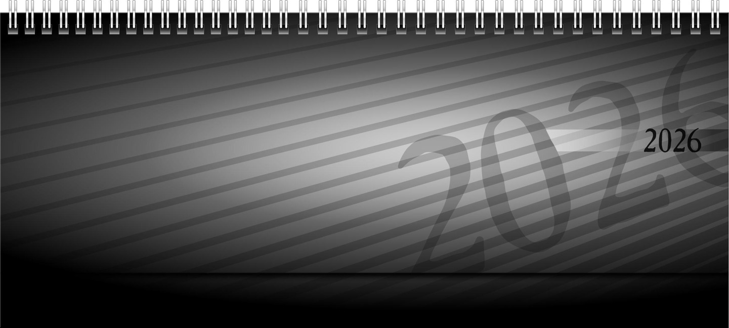 rido/idé 7036102906 | Querterminbuch Mod. septant 2026 | 305×105 mm, Kunststoff, anthrazit - 