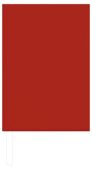 Buchkalender 1T/1S 336S rot 2027 - 