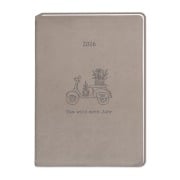 Cover-Bild zum Titel 'Terminplaner Lederlook 2026 Taupe' von ''