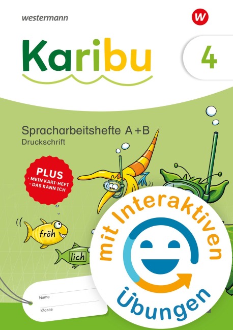 Karibu. Spracharbeitshefte 4 Druckschrift mit Diagnoseheft und interaktiven Übungen - 