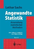 Cover-Bild zum Titel 'Angewandte Statistik' von 'Lothar Sachs'