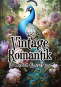 Cover-Bild zum Titel 'Malbuch für Erwachsene Vintage Romantik - Entspannung und Achtsamkeit' von 'Viva Vintage'