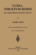 Cover-Bild zum Titel 'Ultra-Strukturchemie' von 'Alfred Stock'