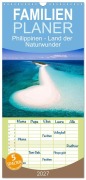 Cover-Bild zum Titel 'Familienplaner 2027 - Philippinen - Land der Naturwunder mit 5 Spalten (Wandkalender, 21 x 45 cm) CALVENDO' von 'Matteo Colombo'