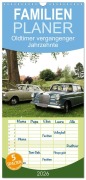 Cover-Bild zum Titel 'Familienplaner 2026 - Oldtimer vergangenger Jahrzehnte mit 5 Spalten (Wandkalender, 21 x 45 cm) CALVENDO' von 'Anja Bagunk'