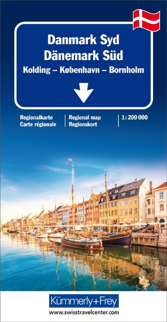 Dänemark Süd Regionalkarte 1 : 200 000 - 