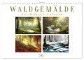 Waldgemälde (Wandkalender 2024 DIN A4 quer), CALVENDO Monatskalender - Sabine Löwer