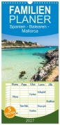 Cover-Bild zum Titel 'Familienplaner 2027 - Spanien - Balearen - Mallorca mit 5 Spalten (Wandkalender, 21 x 45 cm) CALVENDO' von 'Peter Schickert'